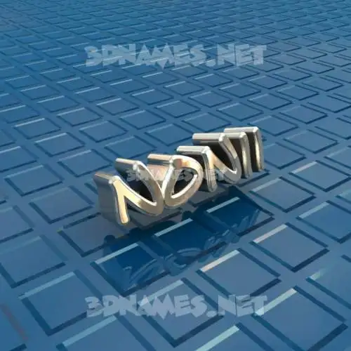 nonii in Blue Bling style - 3D name wallpaper nonii in Blue Bling style - 3D name wallpaper