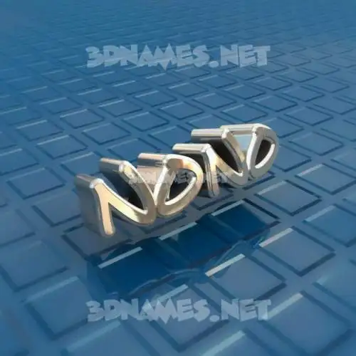 nono in Blue Bling style - 3D name wallpaper