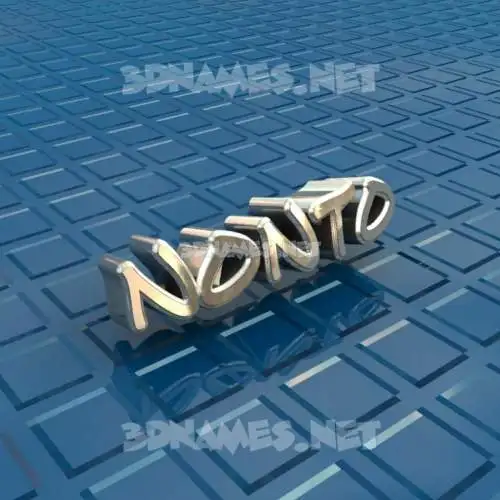 nonto in Blue Bling style - 3D name wallpaper nonto in Blue Bling style - 3D name wallpaper