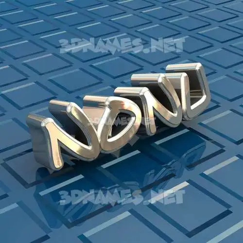 nonu in Blue Bling style - 3D name wallpaper nonu in Blue Bling style - 3D name wallpaper