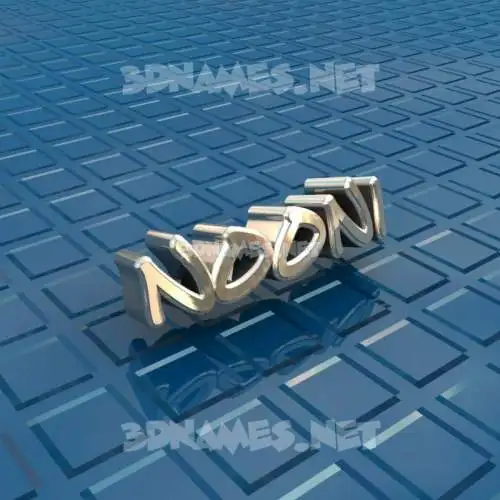nooni in Blue Bling style - 3D name wallpaper nooni in Blue Bling style - 3D name wallpaper