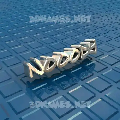 nooody in Blue Bling style - 3D name wallpaper nooody in Blue Bling style - 3D name wallpaper