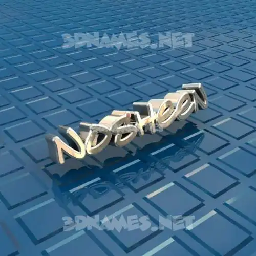 nosheen in Blue Bling style - 3D name wallpaper nosheen in Blue Bling style - 3D name wallpaper