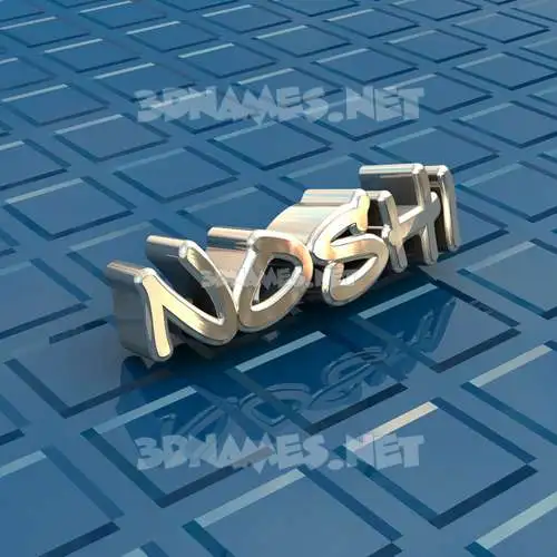 noshi in Blue Bling style - 3D name wallpaper noshi in Blue Bling style - 3D name wallpaper