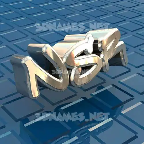 nsr in Blue Bling style - 3D name wallpaper nsr in Blue Bling style - 3D name wallpaper
