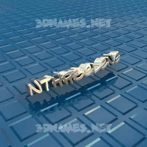 nthabeleng in Blue Bling style - 3D name wallpaper