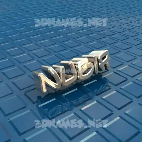 nubia in Blue Bling style - 3D name wallpaper nubia in Blue Bling style - 3D name wallpaper