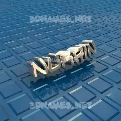 nurain in Blue Bling style - 3D name wallpaper nurain in Blue Bling style - 3D name wallpaper