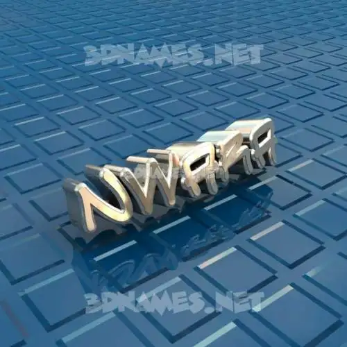 nwara in Blue Bling style - 3D name wallpaper nwara in Blue Bling style - 3D name wallpaper