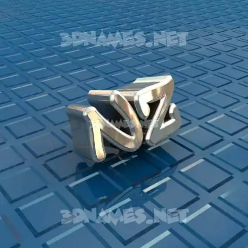 nz in Blue Bling style - 3D name wallpaper nz in Blue Bling style - 3D name wallpaper