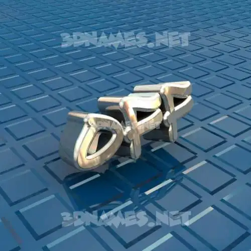 off in Blue Bling style - 3D name wallpaper off in Blue Bling style - 3D name wallpaper