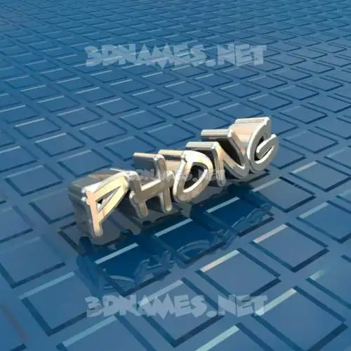 phong in Blue Bling style - 3D name wallpaper phong in Blue Bling style - 3D name wallpaper