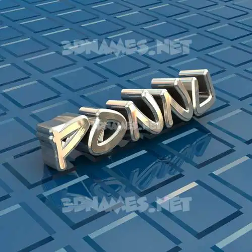 ponnu in Blue Bling style - 3D name wallpaper ponnu in Blue Bling style - 3D name wallpaper