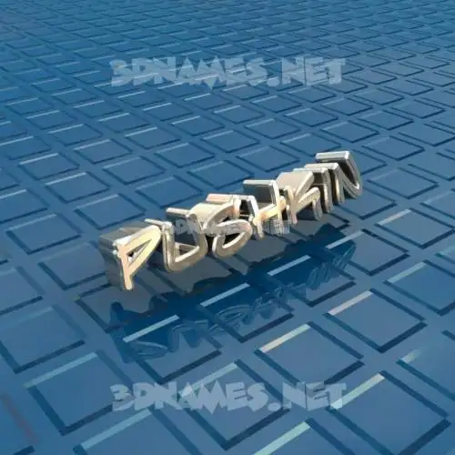 pushkin in Blue Bling style - 3D name wallpaper pushkin in Blue Bling style - 3D name wallpaper