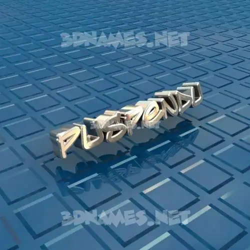 puspendu in Blue Bling style - 3D name wallpaper