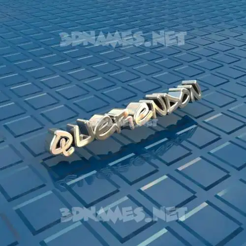 querendon in Blue Bling style - 3D name wallpaper querendon in Blue Bling style - 3D name wallpaper
