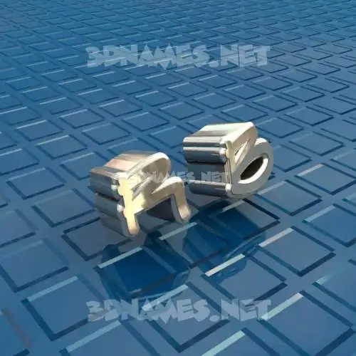 r b in Blue Bling style - 3D name wallpaper