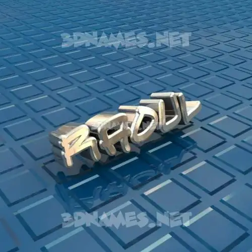 raoul in Blue Bling style - 3D name wallpaper raoul in Blue Bling style - 3D name wallpaper