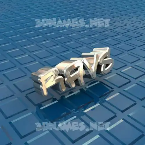 ravs in Blue Bling style - 3D name wallpaper ravs in Blue Bling style - 3D name wallpaper