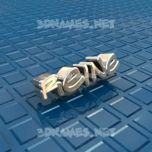 reine in Blue Bling style - 3D name wallpaper