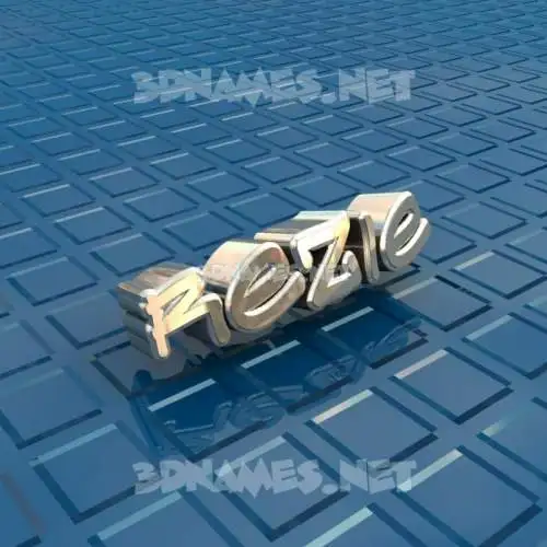 rezie in Blue Bling style - 3D name wallpaper rezie in Blue Bling style - 3D name wallpaper
