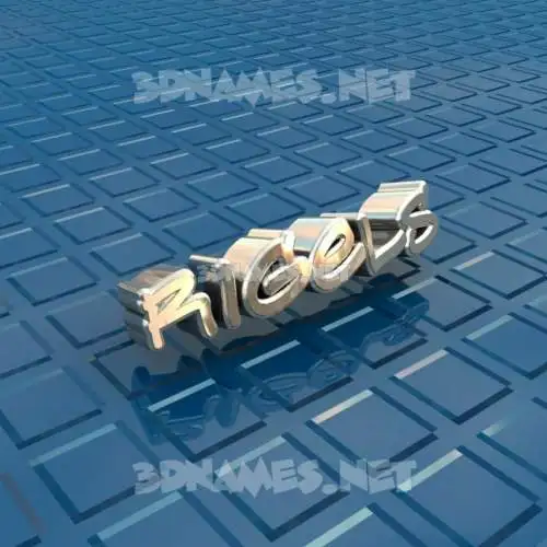 rigels in Blue Bling style - 3D name wallpaper rigels in Blue Bling style - 3D name wallpaper