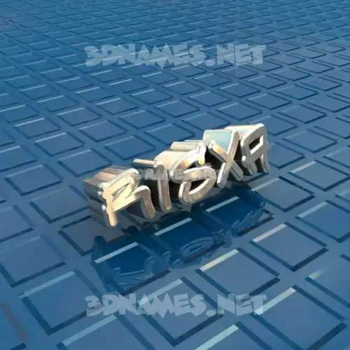 risxa in Blue Bling style - 3D name wallpaper risxa in Blue Bling style - 3D name wallpaper