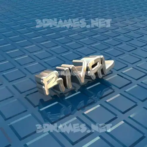 rival in Blue Bling style - 3D name wallpaper rival in Blue Bling style - 3D name wallpaper