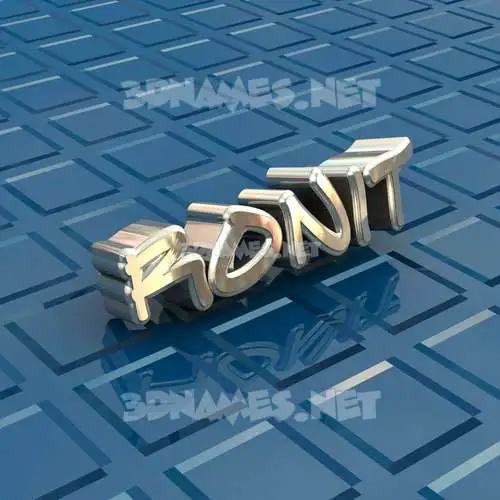 ronit in Blue Bling style - 3D name wallpaper