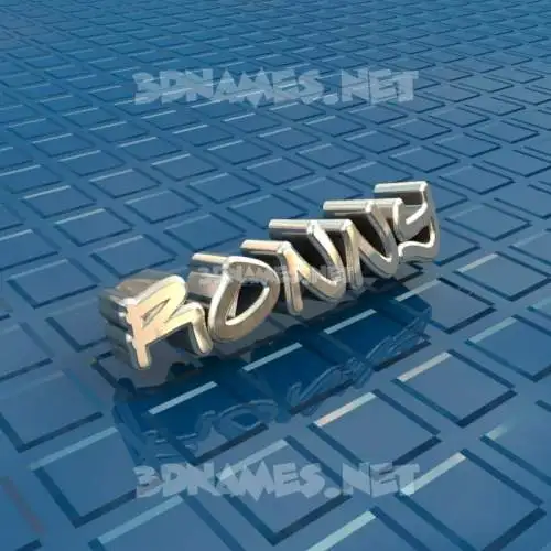ronny in Blue Bling style - 3D name wallpaper ronny in Blue Bling style - 3D name wallpaper