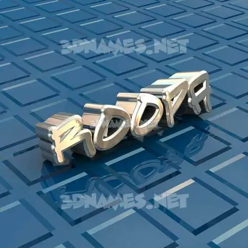 roopa in Blue Bling style - 3D name wallpaper