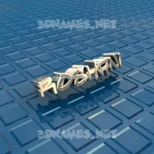 roshani in Blue Bling style - 3D name wallpaper roshani in Blue Bling style - 3D name wallpaper