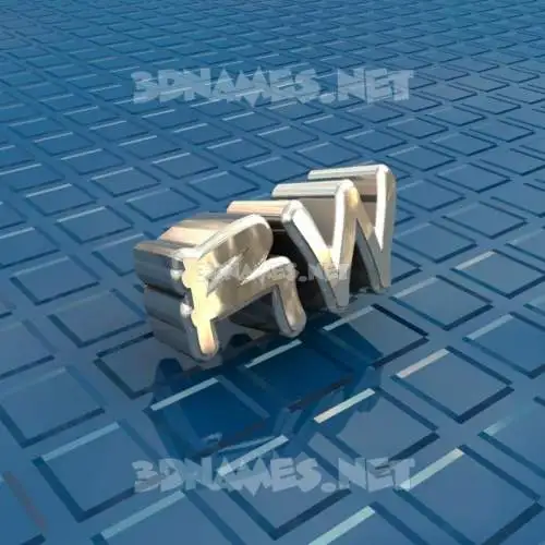 rw in Blue Bling style - 3D name wallpaper rw in Blue Bling style - 3D name wallpaper