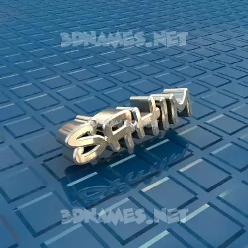 sahim in Blue Bling style - 3D name wallpaper