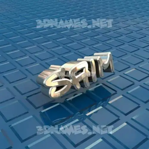 saim in Blue Bling style - 3D name wallpaper saim in Blue Bling style - 3D name wallpaper