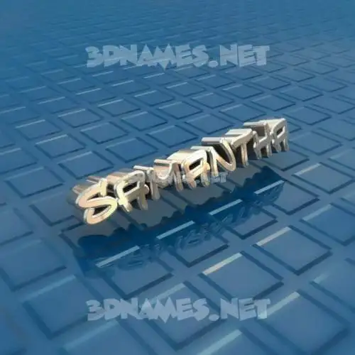 samantha in Blue Bling style - 3D name wallpaper samantha in Blue Bling style - 3D name wallpaper