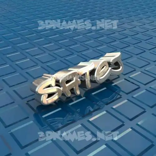 satej in Blue Bling style - 3D name wallpaper