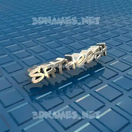satheesh in Blue Bling style - 3D name wallpaper