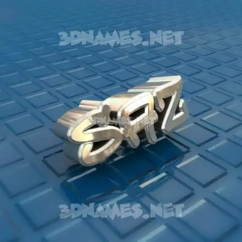saz in Blue Bling style - 3D name wallpaper saz in Blue Bling style - 3D name wallpaper