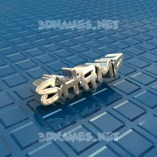 shamp in Blue Bling style - 3D name wallpaper shamp in Blue Bling style - 3D name wallpaper
