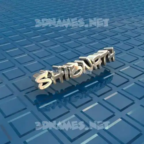 shibnath in Blue Bling style - 3D name wallpaper