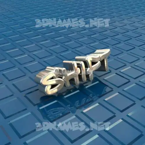 shift in Blue Bling style - 3D name wallpaper shift in Blue Bling style - 3D name wallpaper