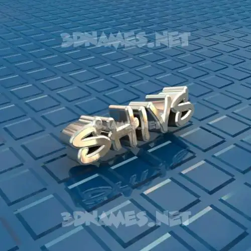 shivs in Blue Bling style - 3D name wallpaper shivs in Blue Bling style - 3D name wallpaper