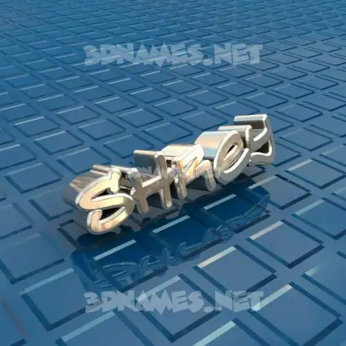 shrey in Blue Bling style - 3D name wallpaper