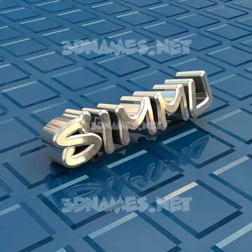 simmu in Blue Bling style - 3D name wallpaper simmu in Blue Bling style - 3D name wallpaper