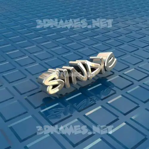 sindie in Blue Bling style - 3D name wallpaper sindie in Blue Bling style - 3D name wallpaper