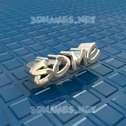 some in Blue Bling style - 3D name wallpaper some in Blue Bling style - 3D name wallpaper