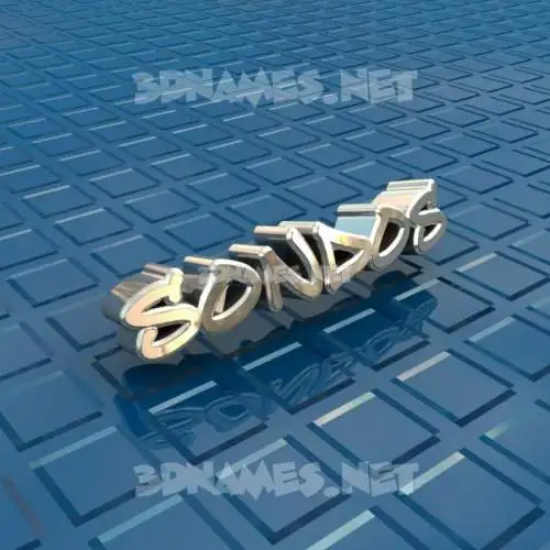 sondos in Blue Bling style - 3D name wallpaper
