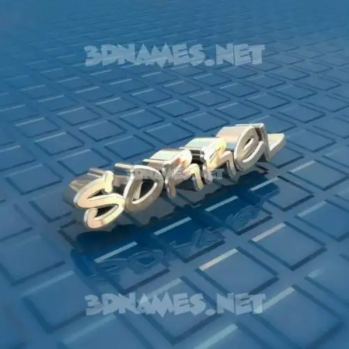 sorrel in Blue Bling style - 3D name wallpaper