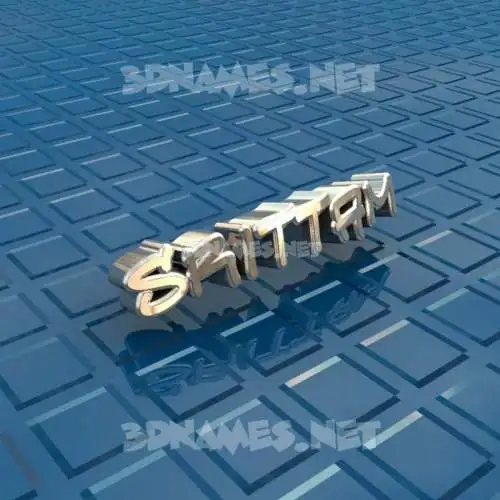 srittam in Blue Bling style - 3D name wallpaper
